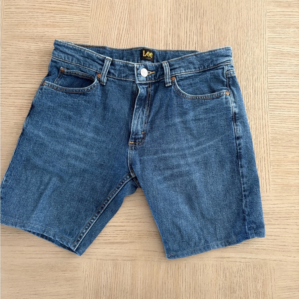 Lee Men's Denim Blue Jean Shorts